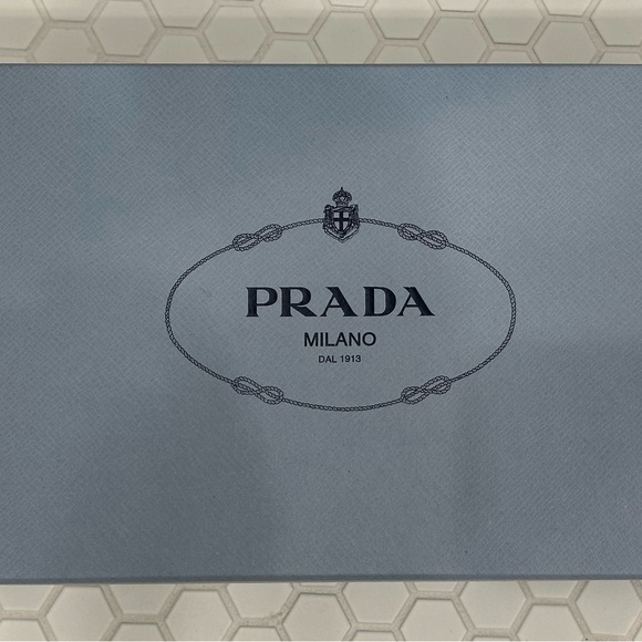 Prada Rete Nylon Mesh Slingback Pumps 36.5 6.5 EUC - Picture 5 of 5